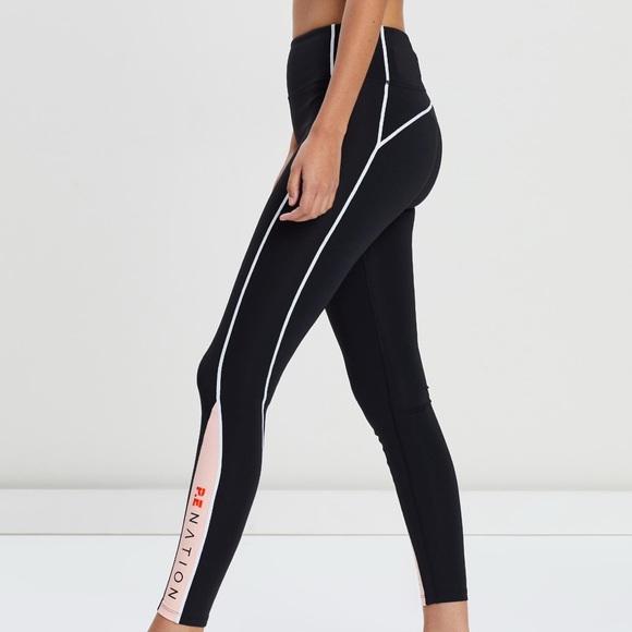 P.e Nation direct drive black colorblock leggings size X Large - Picture 5 of 7
